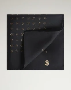 Silk Circular Neats Pocket Square