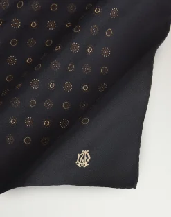 Silk Circular Neats Pocket Square