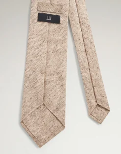 Silk Cotton Herringbone Woven Tie