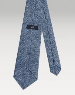 Silk Cotton Herringbone Woven Tie