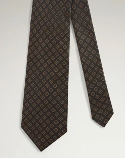 Silk Diamond Neats Printed Tie
