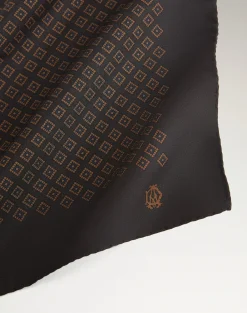 Silk Diamond Neats Printed Pocket Square
