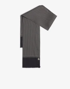 Silk Linear Evening Scarf