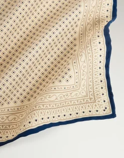 Silk Micro Diamond Neats Screen Printed Pocket Square