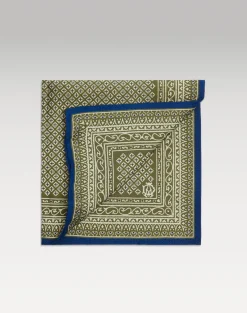Silk Micro Diamond Neats Screen Printed Pocket Square