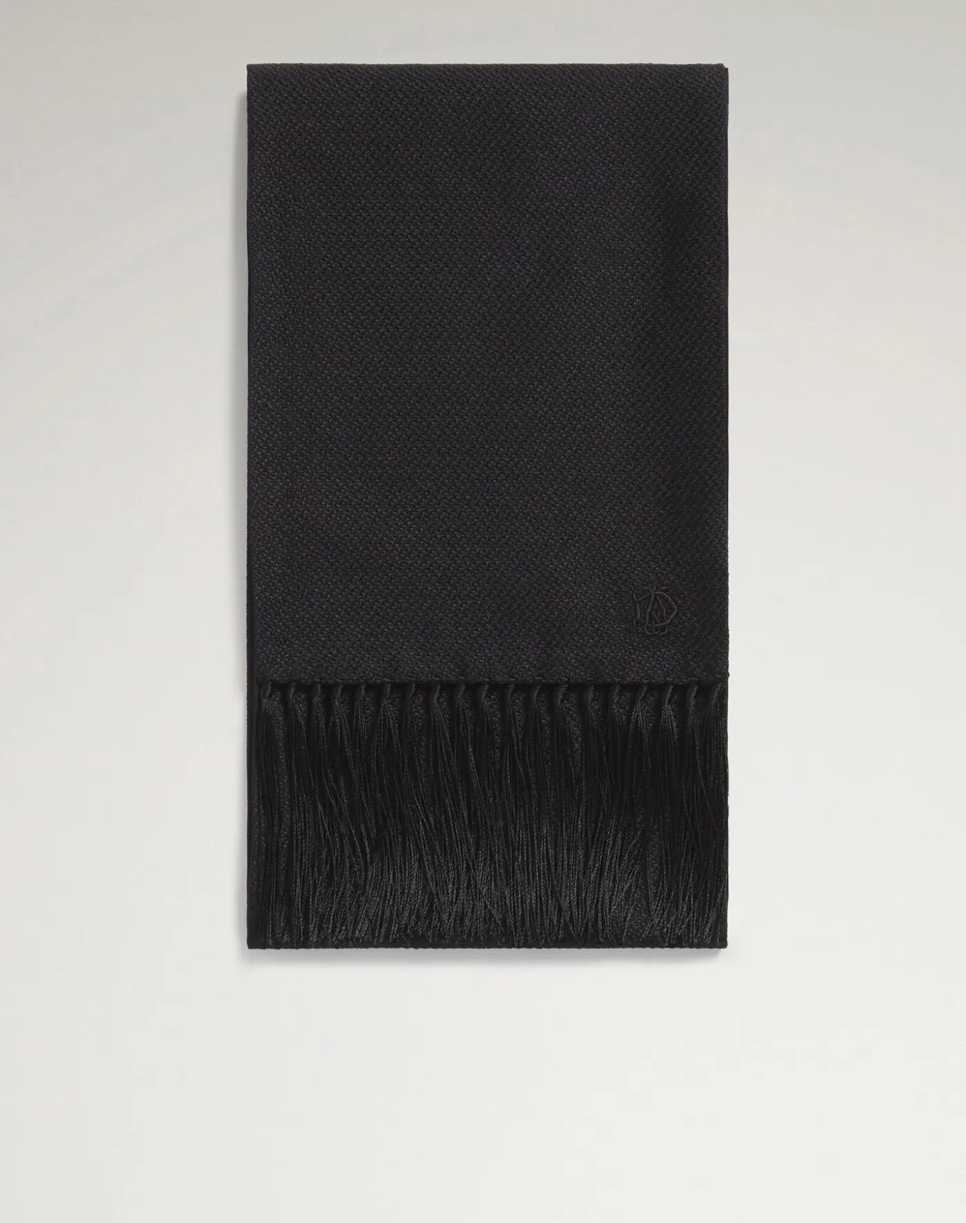 Silk Micro Texture Evening Scarf