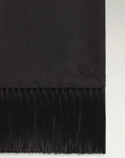 Silk Micro Texture Evening Scarf