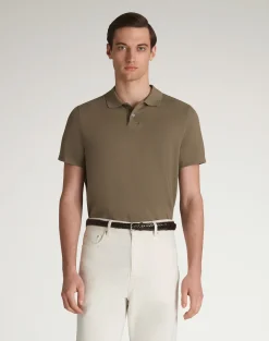 Silk Pique Short Sleeve Polo