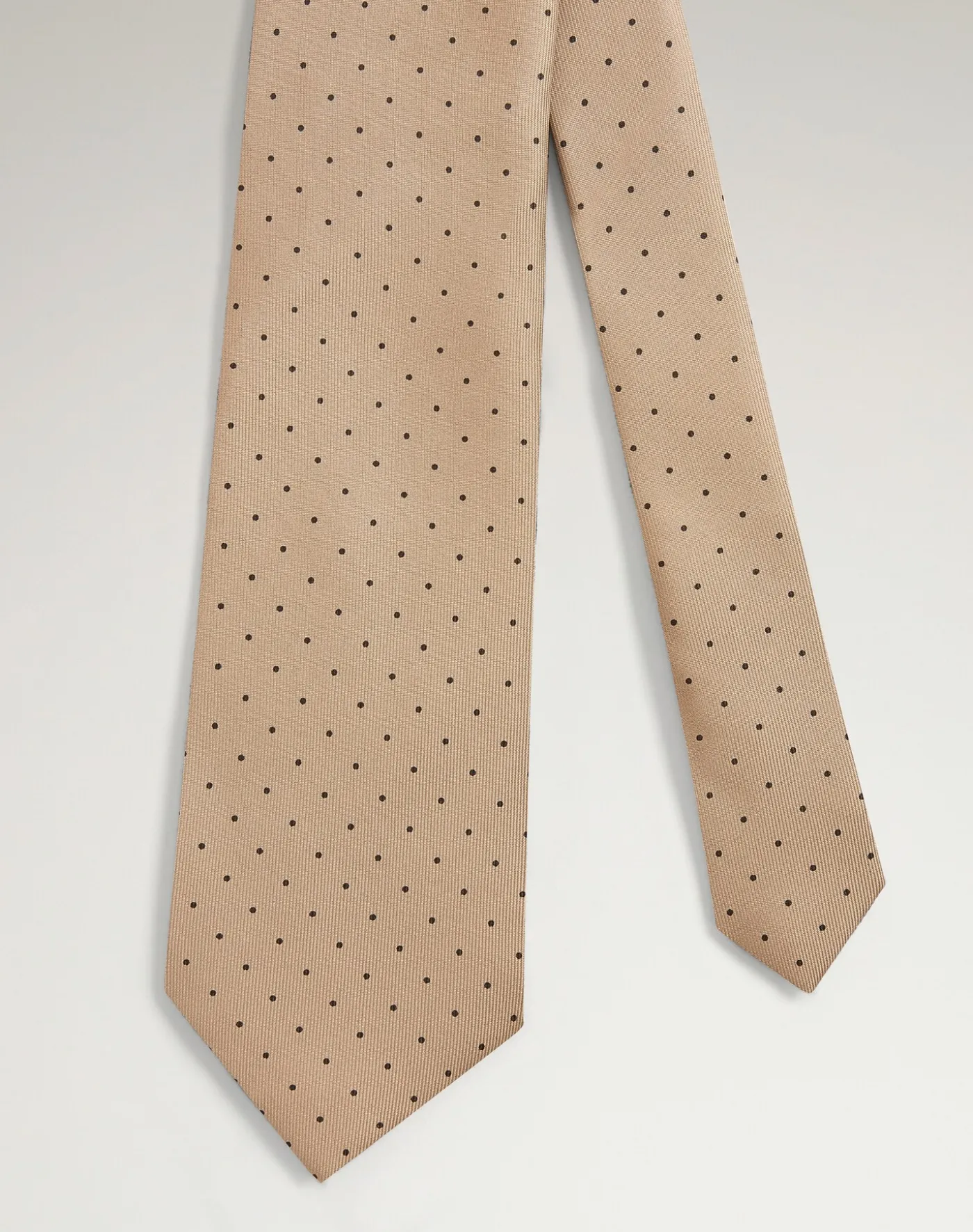 Silk Polka Dot Screen Printed Tie