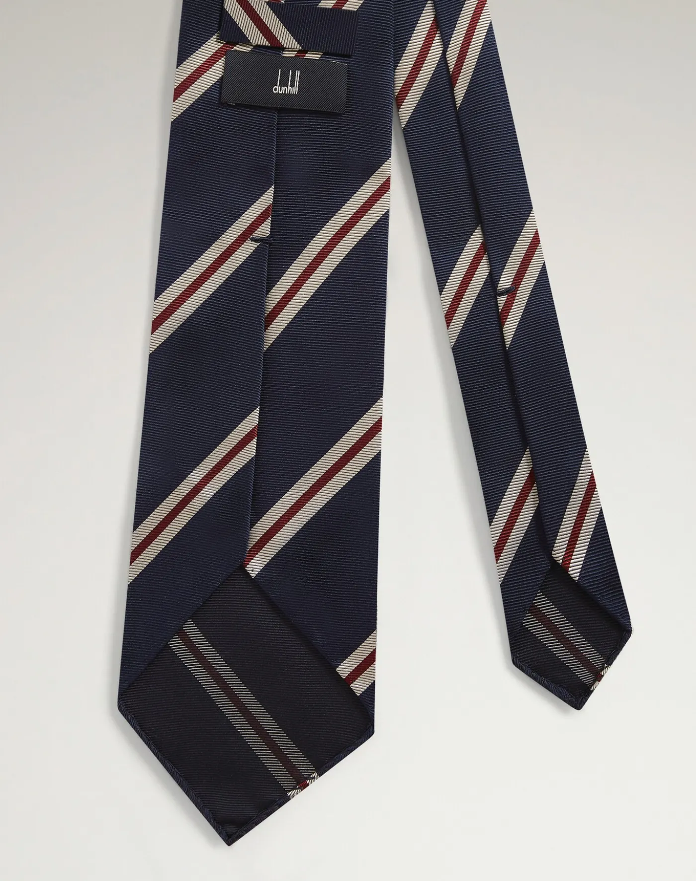 Silk Regimental Stripe Woven Tie