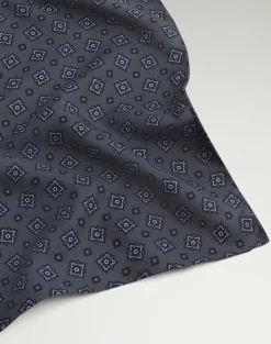Silk Scattered Medallion Pocket Square