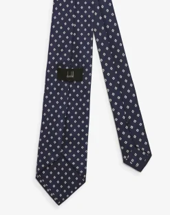 Silk Square Motif Printed Tie