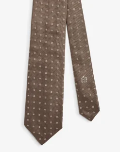 Silk Square Neats Woven Tie 8.5cm