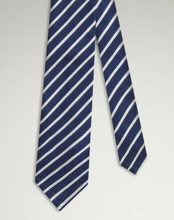 Silk Stripe Grenadine Woven Tie