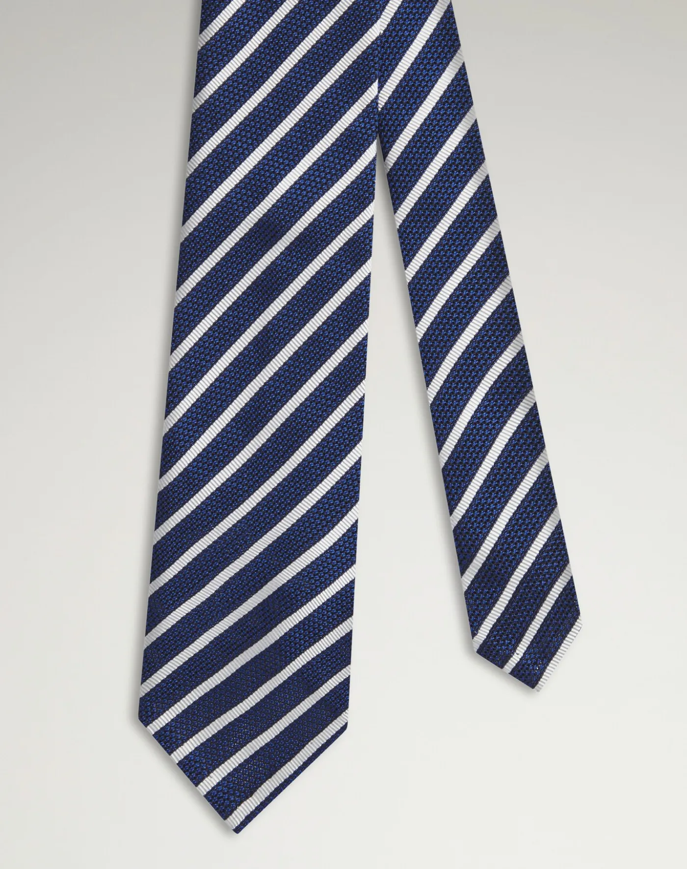 Silk Stripe Grenadine Woven Tie