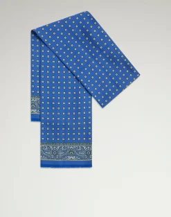 Silk Wool Jacquard Tubular Scarf
