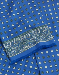 Silk Wool Jacquard Tubular Scarf