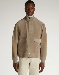 Suede Harrington