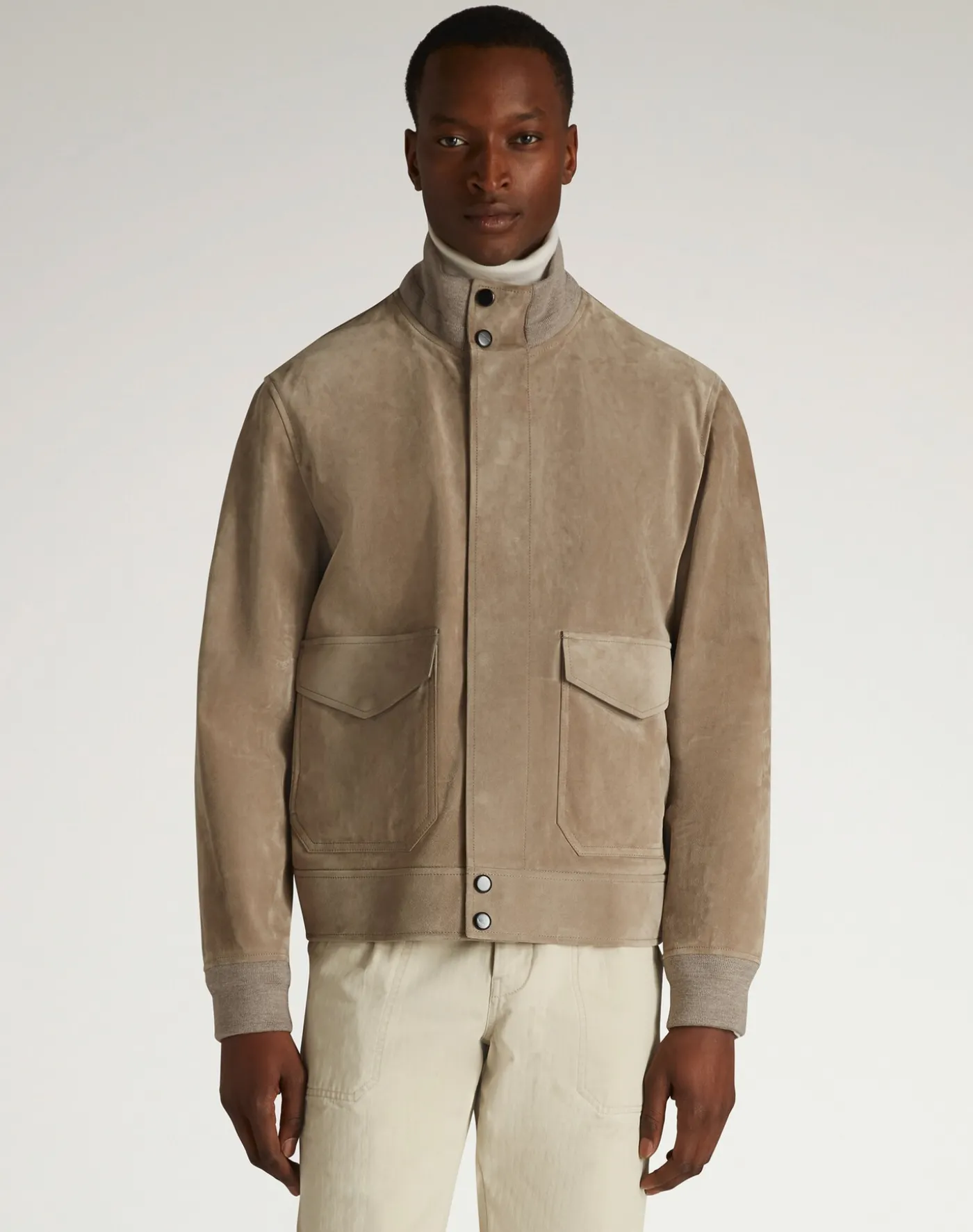 Suede Harrington