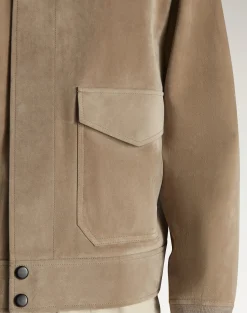 Suede Harrington