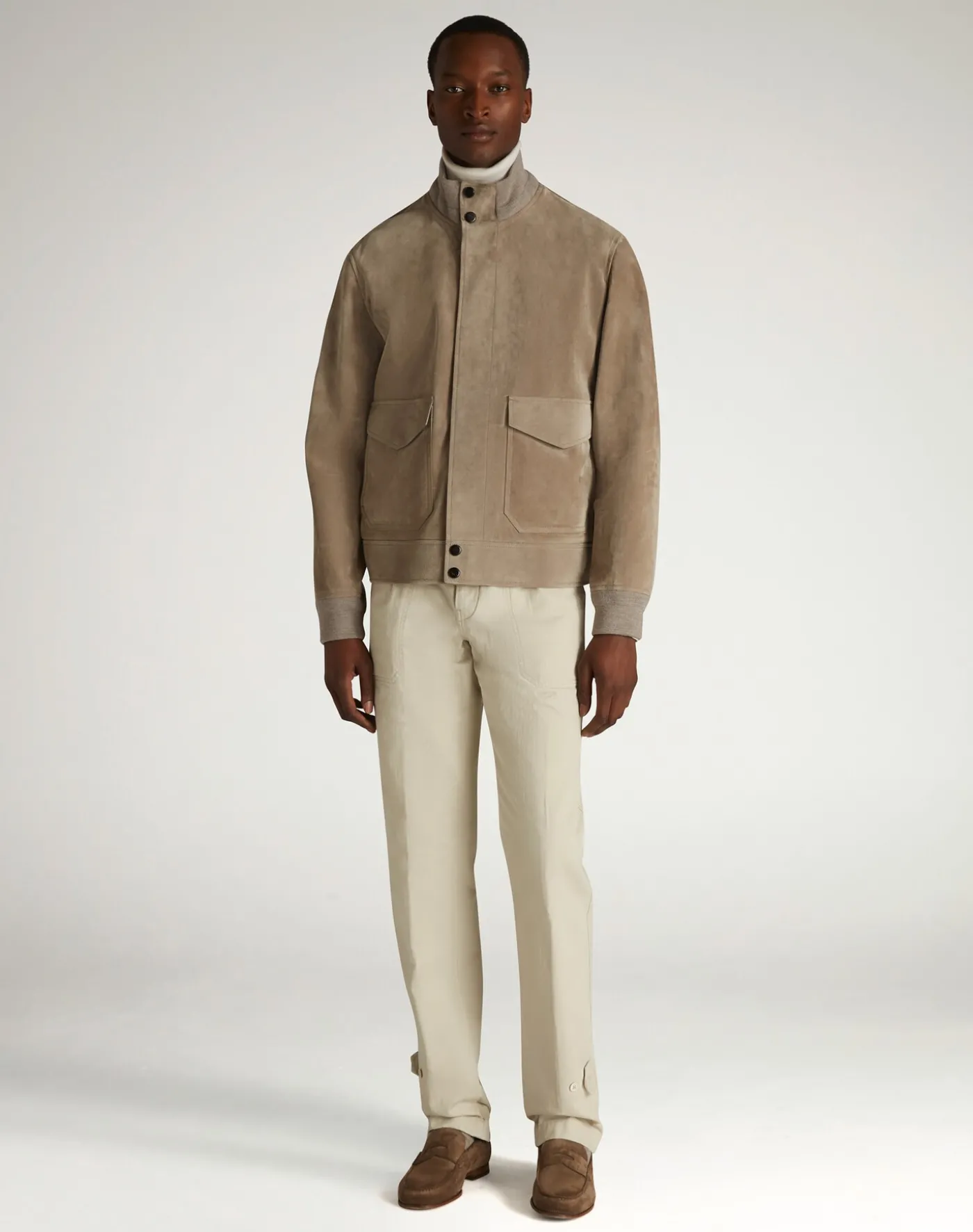 Suede Harrington