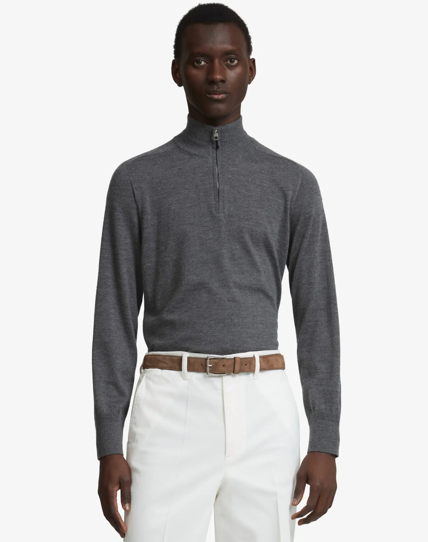 Superfine Cashmere 1/4 Zip Jumper