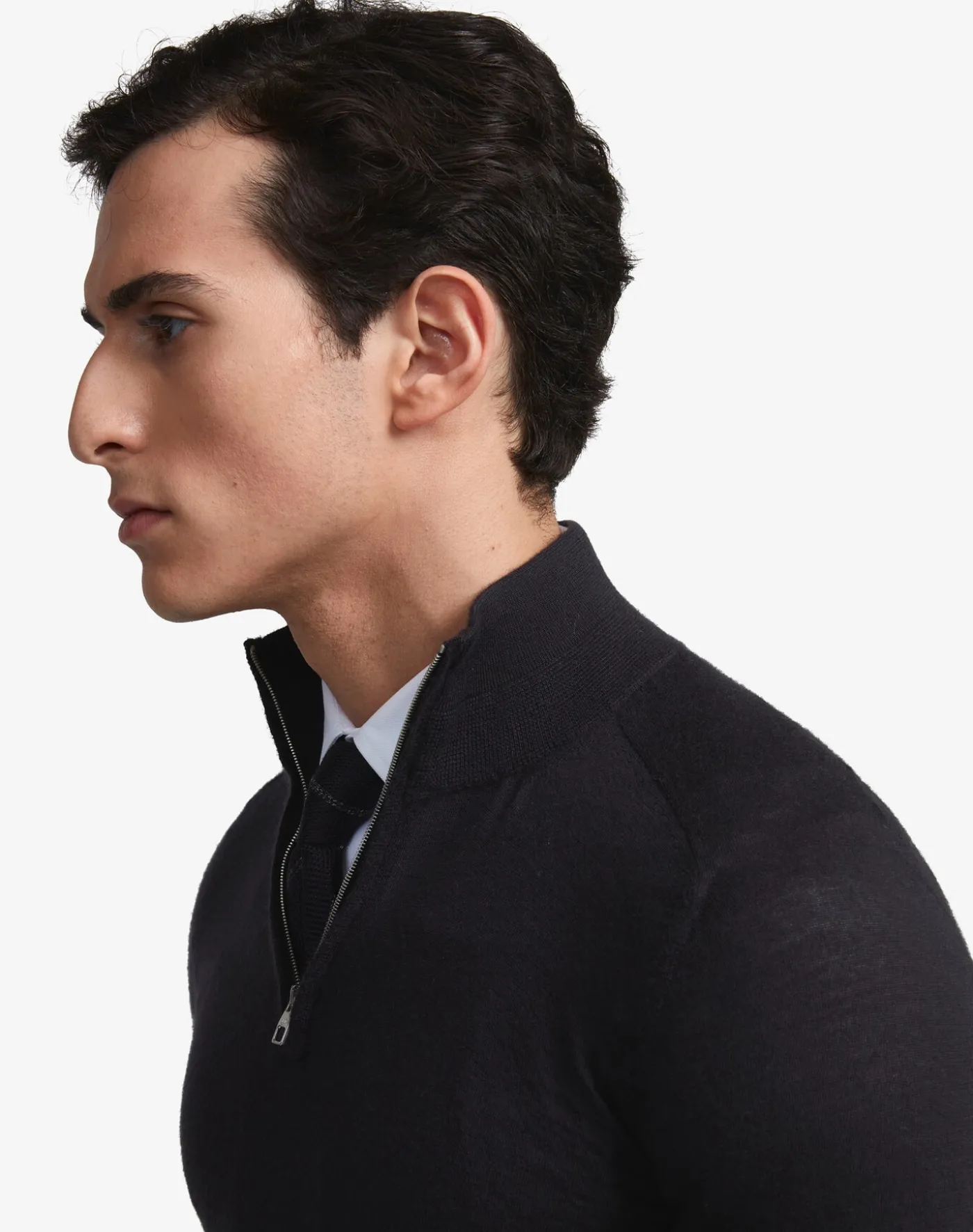Superfine Cashmere 1/4 Zip Jumper
