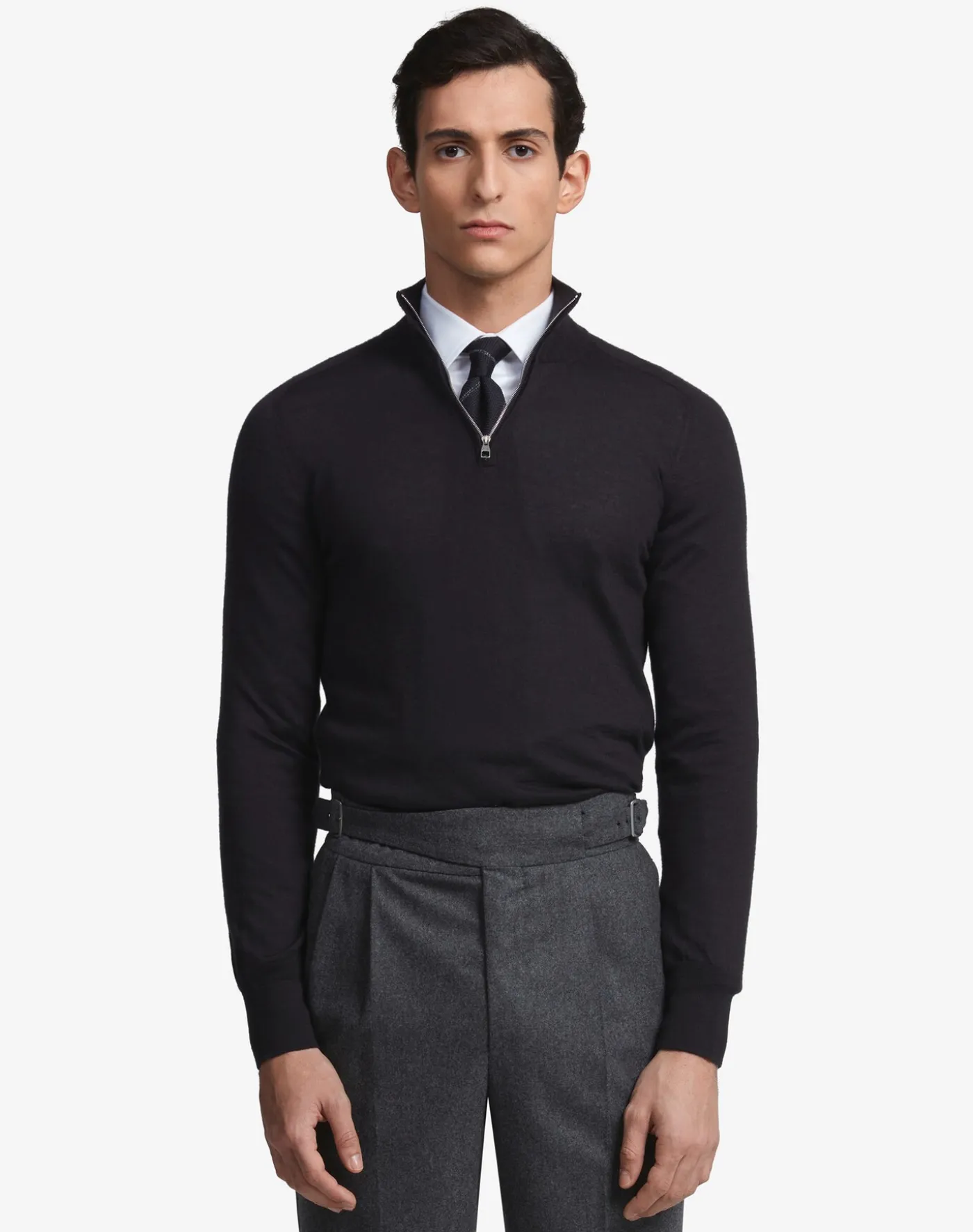 Superfine Cashmere 1/4 Zip Jumper