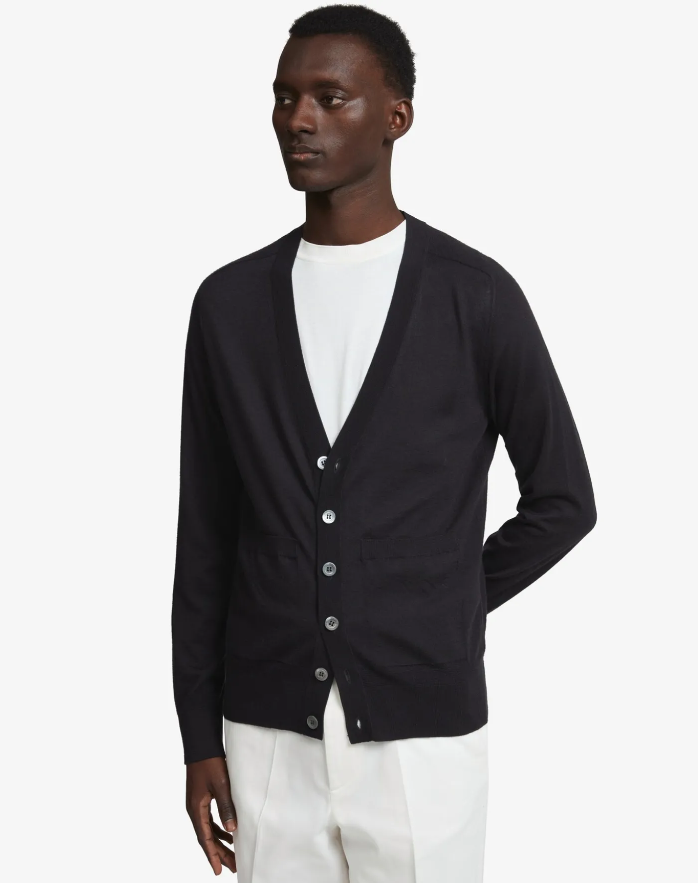 Superfine Cashmere Cardigan