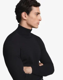 Superfine Cashmere Roll Neck Jumper