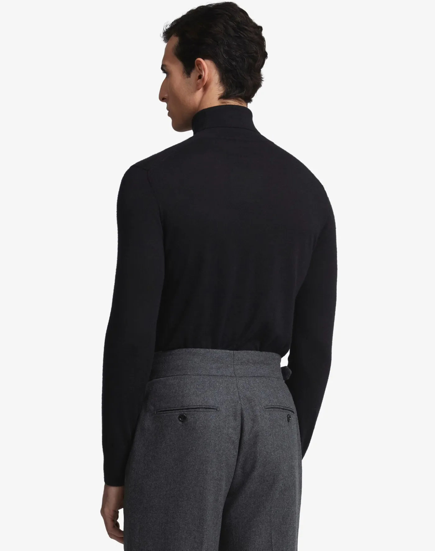 Superfine Cashmere Roll Neck Jumper