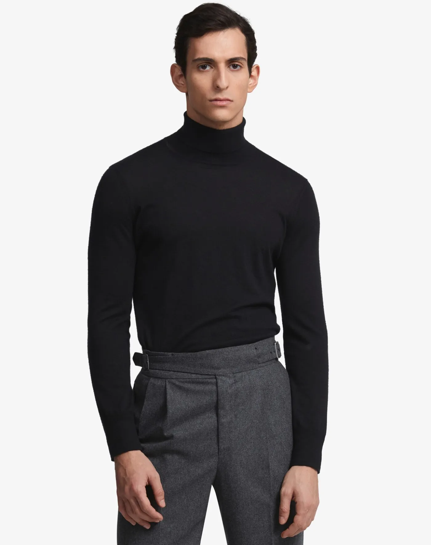 Superfine Cashmere Roll Neck Jumper