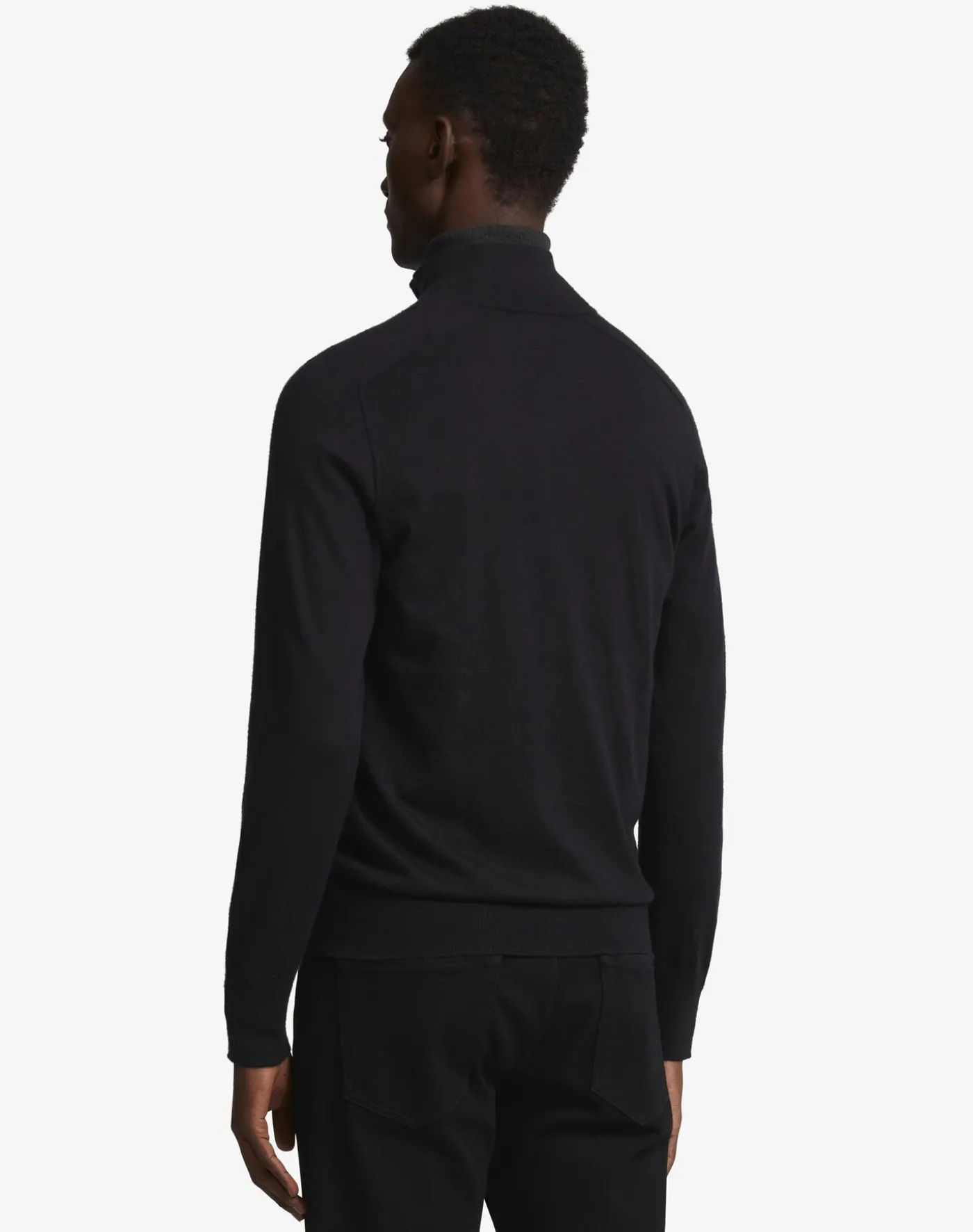 Superfine Cashmere Zip Through Jumper