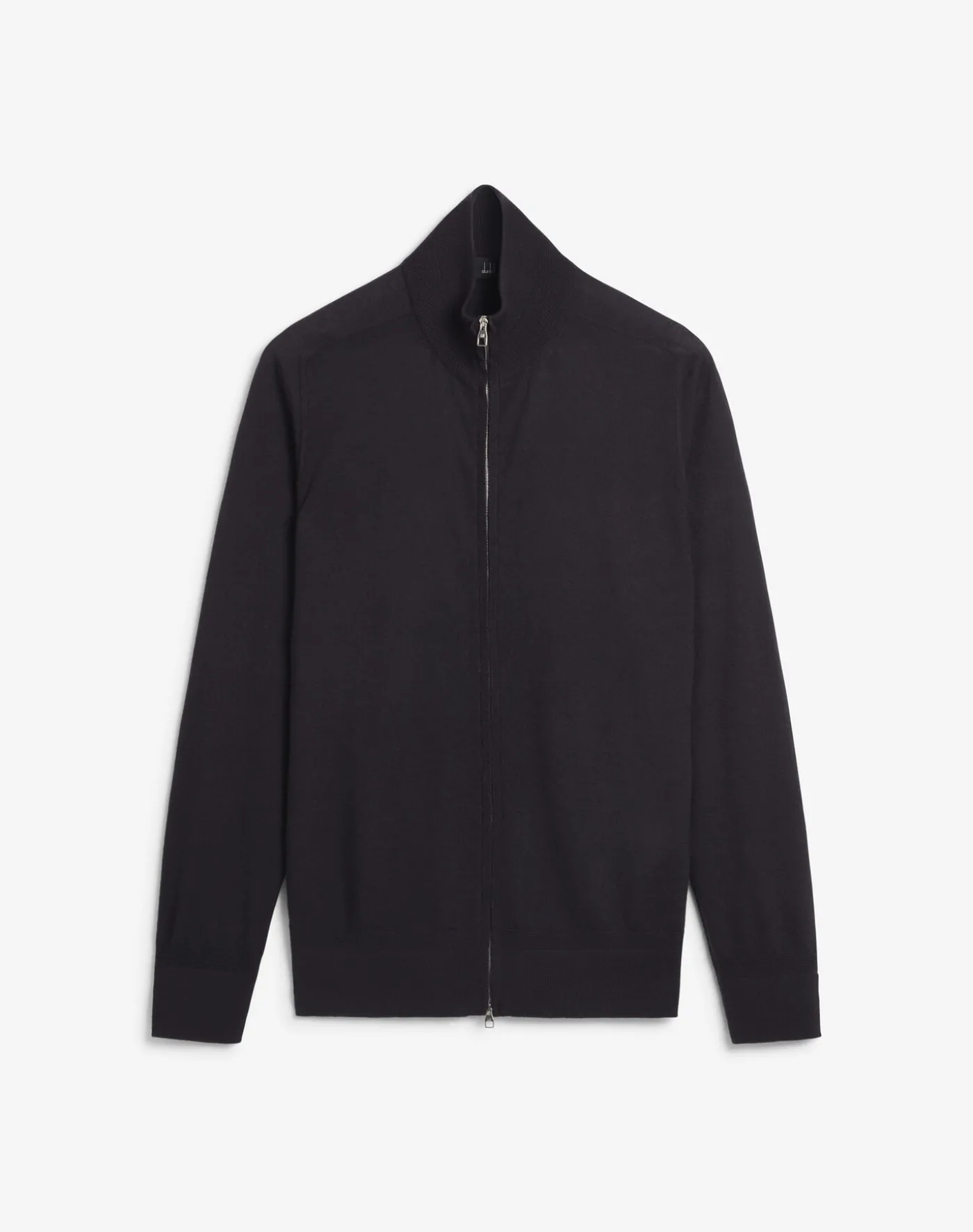 Superfine Cashmere Zip Through Jumper