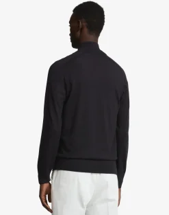 Superfine Cashmere Zip Through Jumper