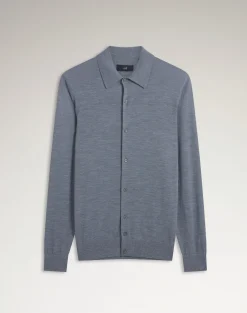 Superfine Virgin Merino Wool Long Sleeve Shirt