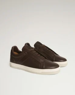 Tailored Leather Sneakers