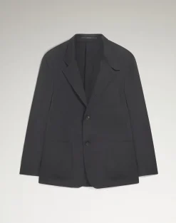 Wool Blend Travel Jacket