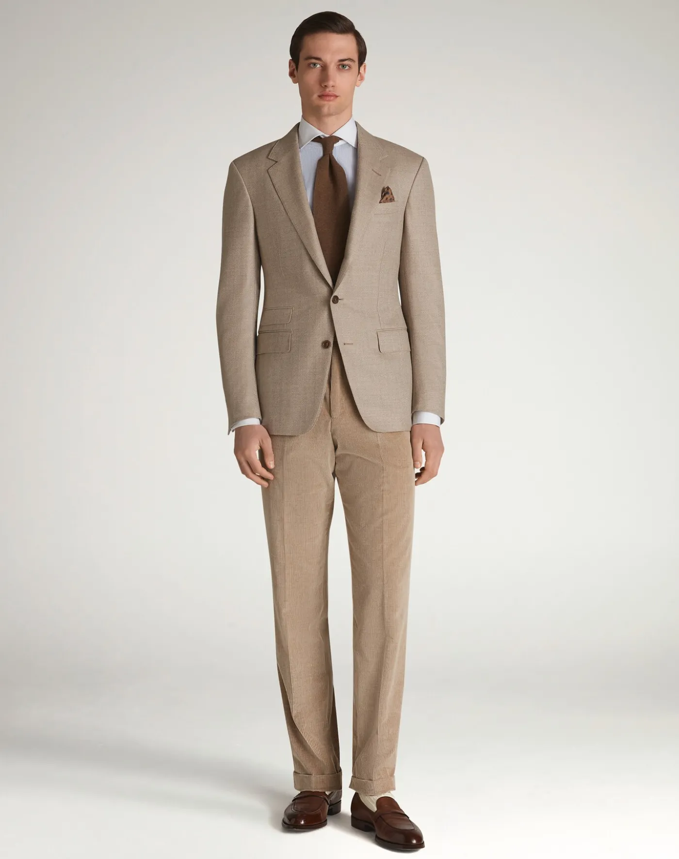 Wool Herringbone Flannel Bourdon Jacket
