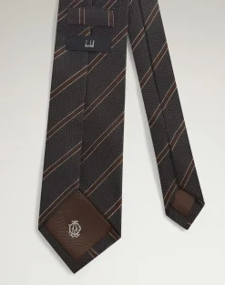 Wool Silk Stripe Tie