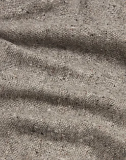 Wool Tweed Donegal Double Pleated Travel Trousers